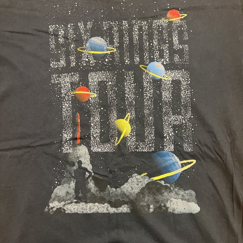 Jordan Brand Six Rings Tour T Shirt Size Large Cotton Used Black - Picture 3 of 9